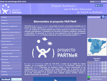 Tablet Screenshot of partner.cab.inta-csic.es
